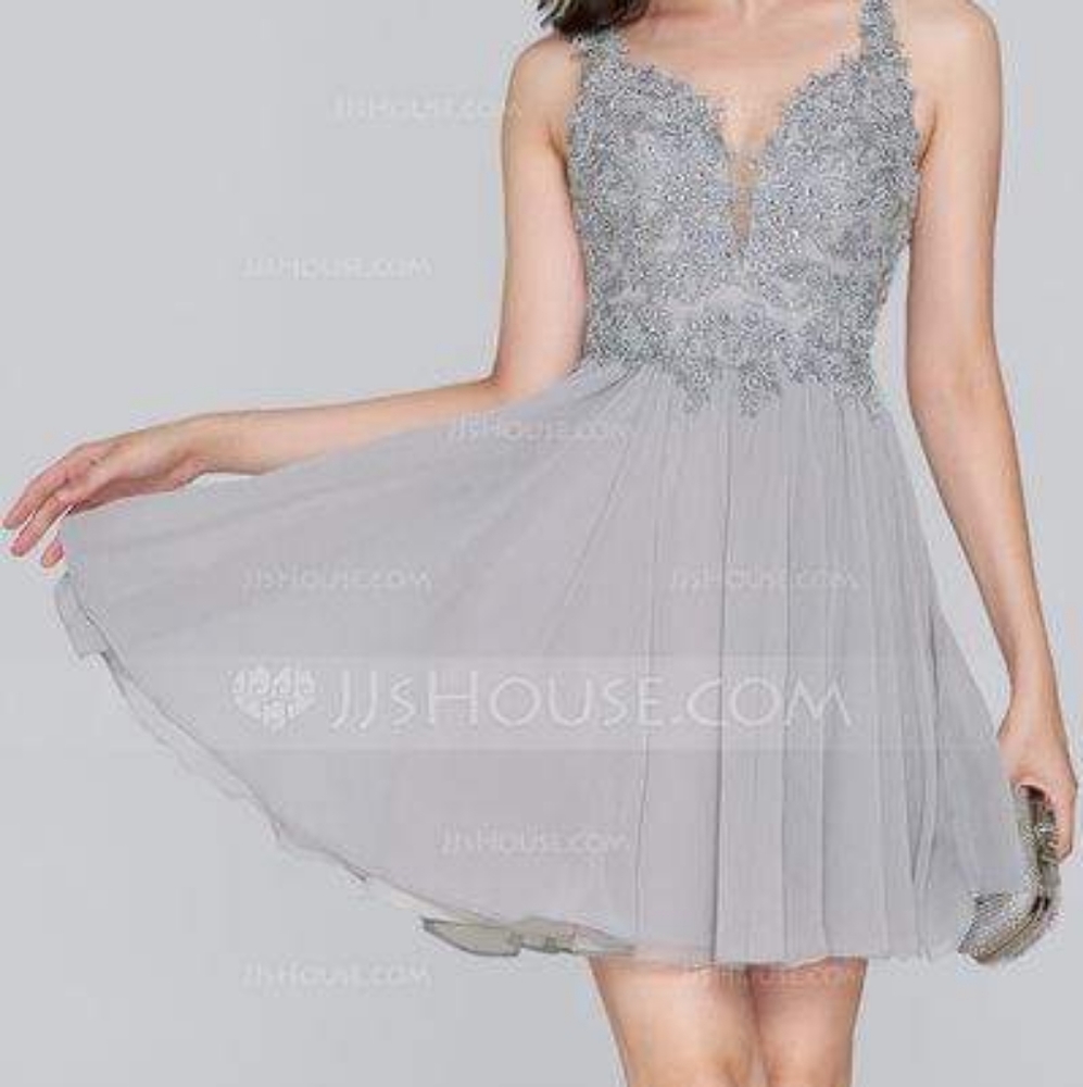 A-Line Sweetheart Short/Mini Chiffon Homecoming Barbiecore 🩷